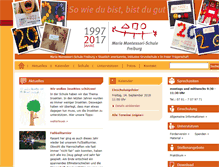 Tablet Screenshot of montessori-schule-freiburg.de